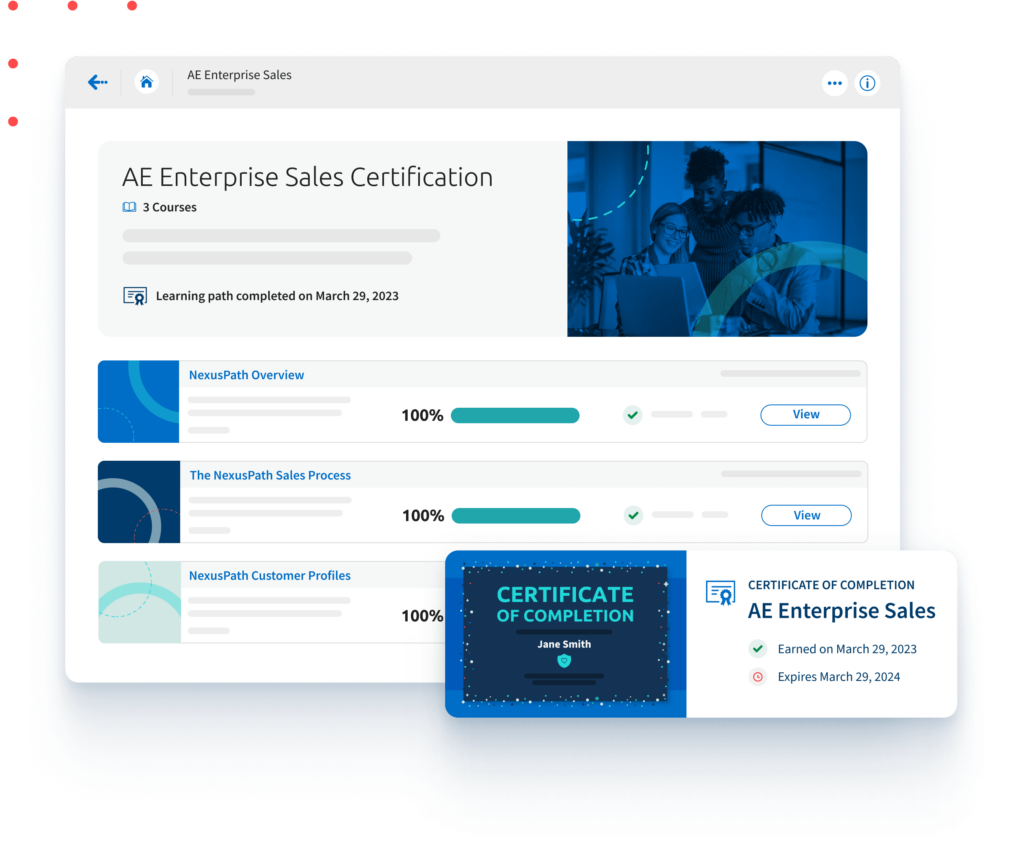 Sales Training Certifications