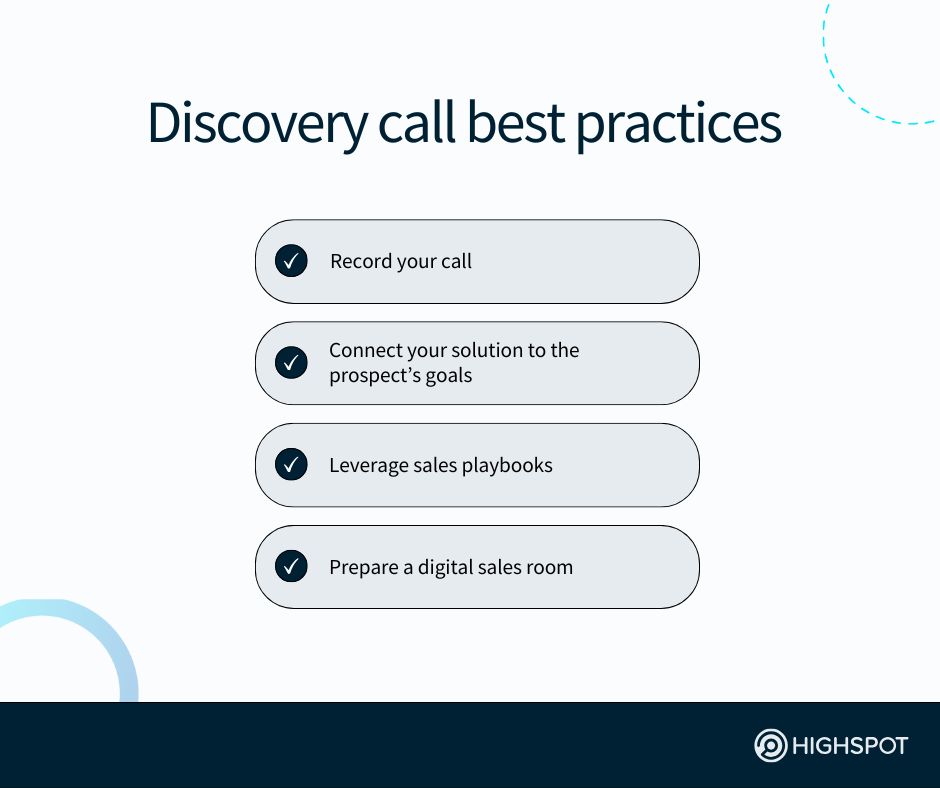Discovery call best practices
