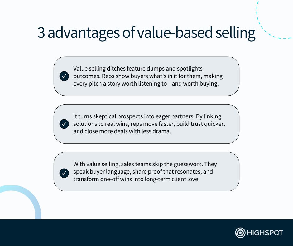 Advantages of Value-Based Selling