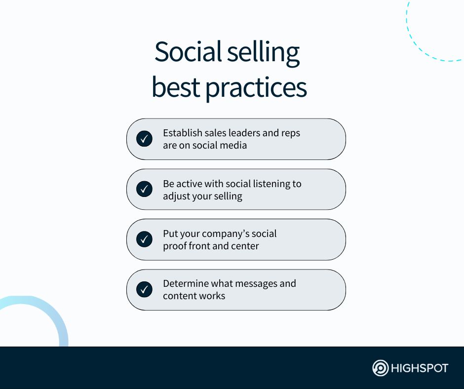 Social selling best practices