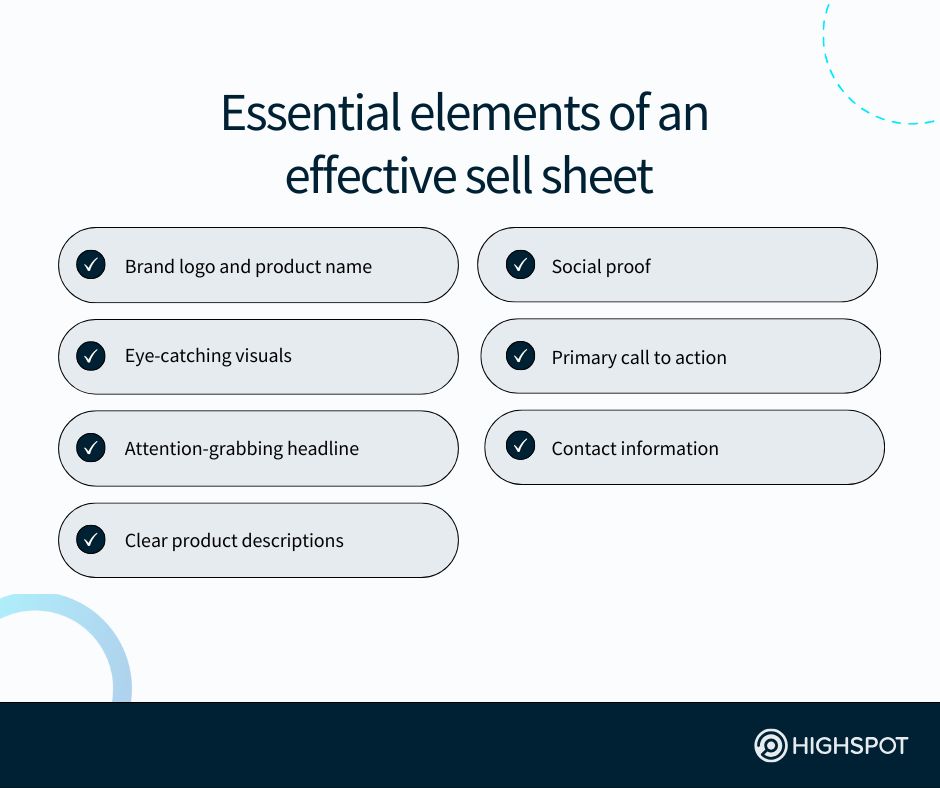 Essential Elements of an Effective Sell Sheet