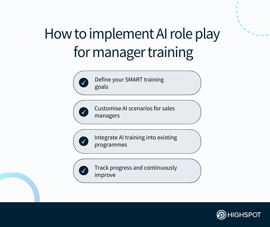 How to Implement AI Role Play for Manager Training