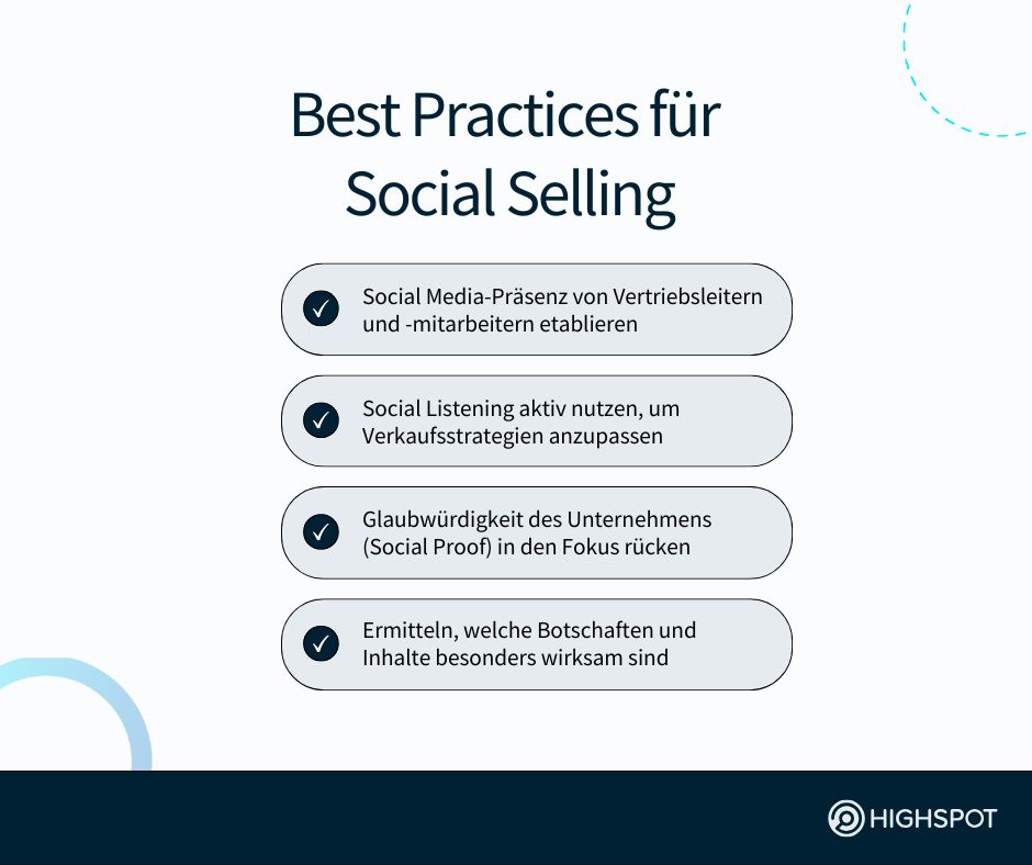 Best Practices für Social Selling