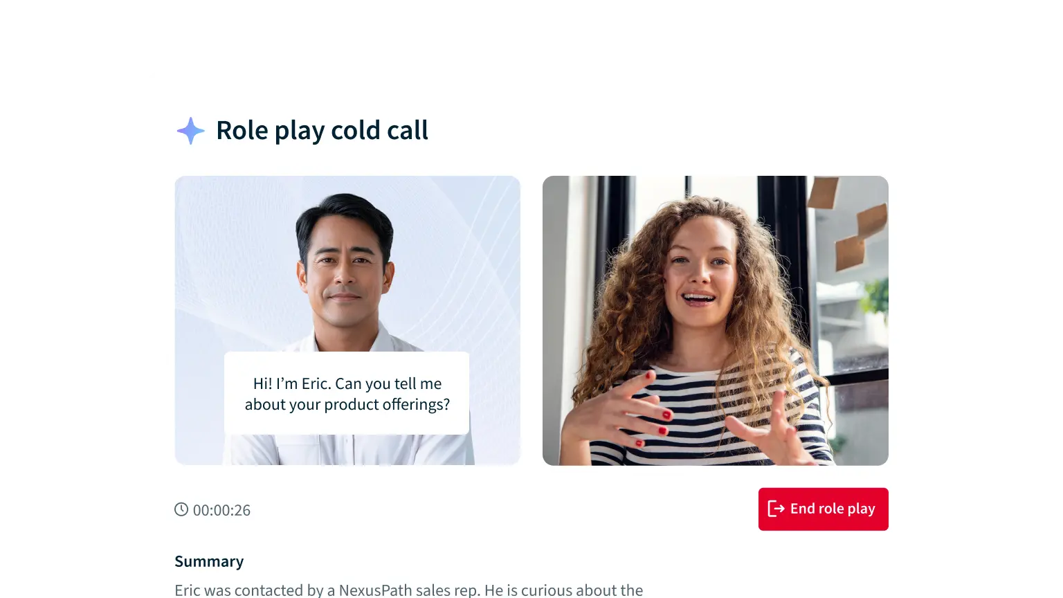 AI role play feature