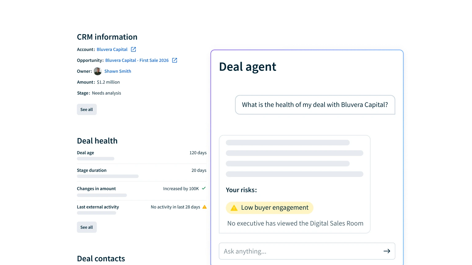 Sales Coaching - Deal Agent Feature