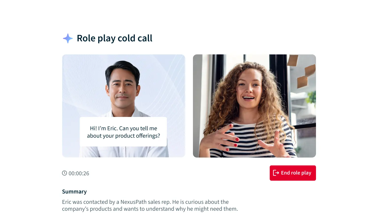 Sales Training - AI Role Play