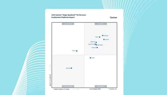 2025 Gartner® Magic Quadrant™ for Revenue Enablement Platforms Report