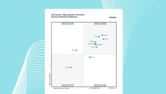2025 Gartner® Magic Quadrant™-Bericht für Revenue Enablement-Plattformen