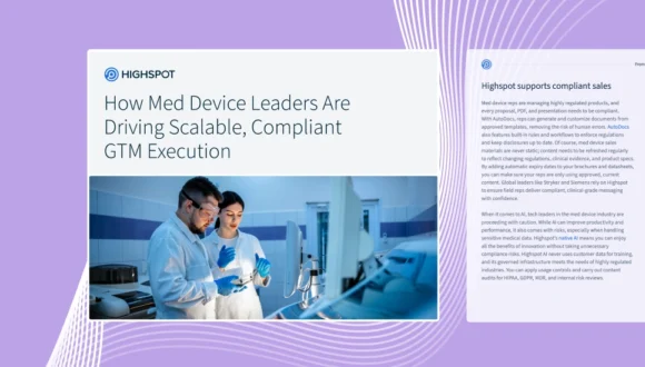 How med device leaders are driving scalable, compliant GTM execution