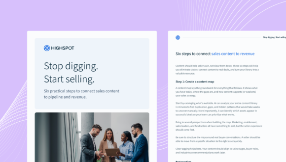 Practical steps to connect sales content to pipeline and revenue