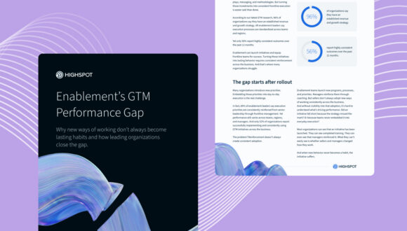 Enablement’s GTM performance gap