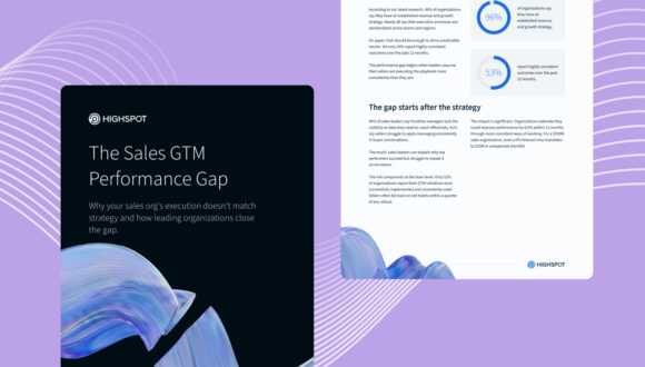 The sales GTM performance gap