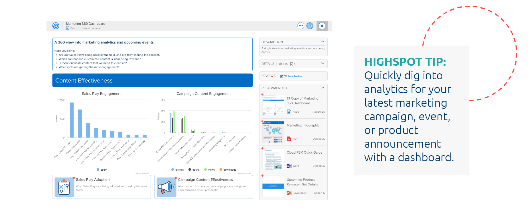 sales analytics with smartpages