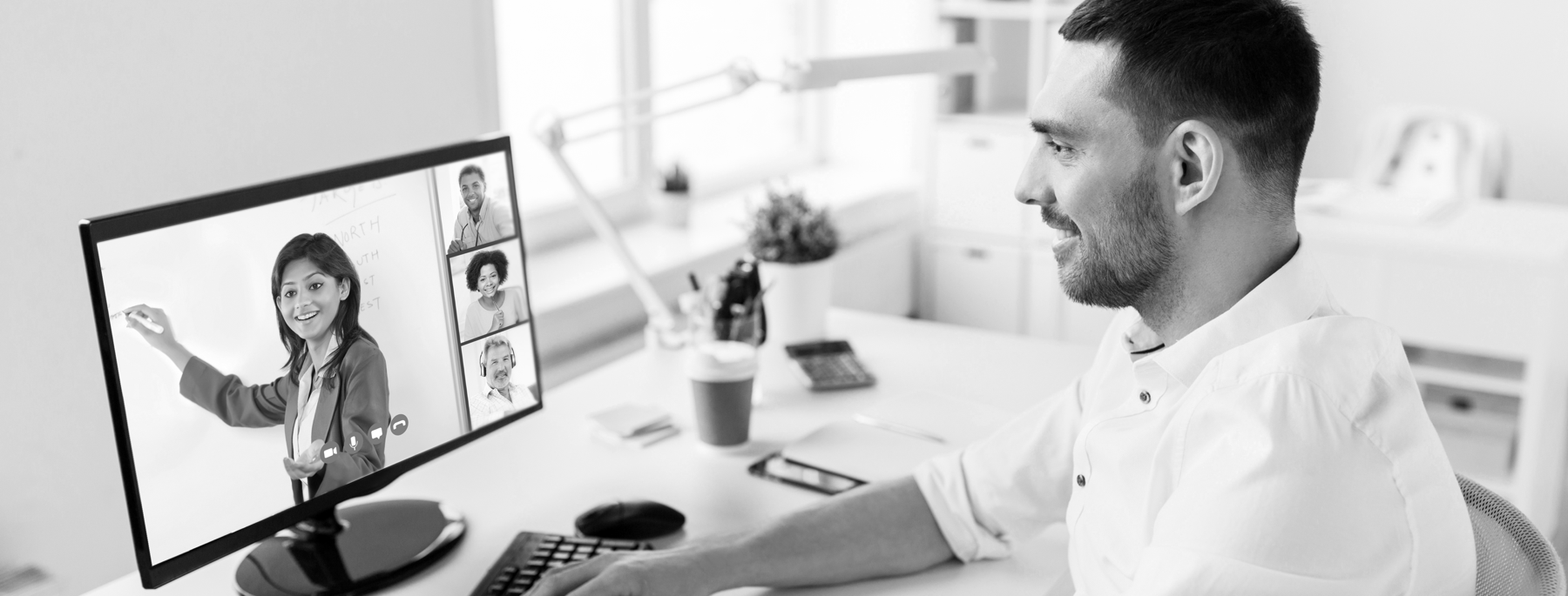 People on a video call