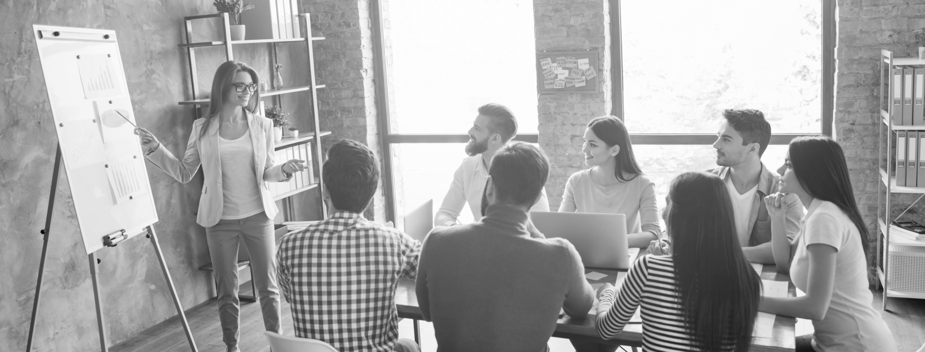 Person conducts meeting on smarter sales plays for better sales results