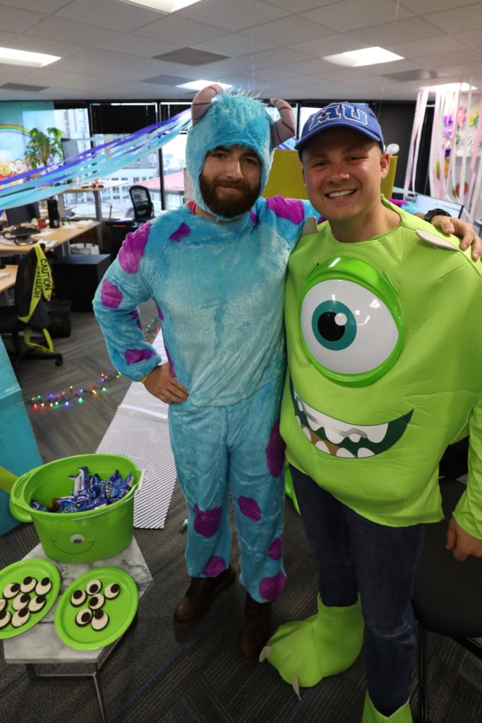 Monsters Inc. Halloween costumes at HIghspot