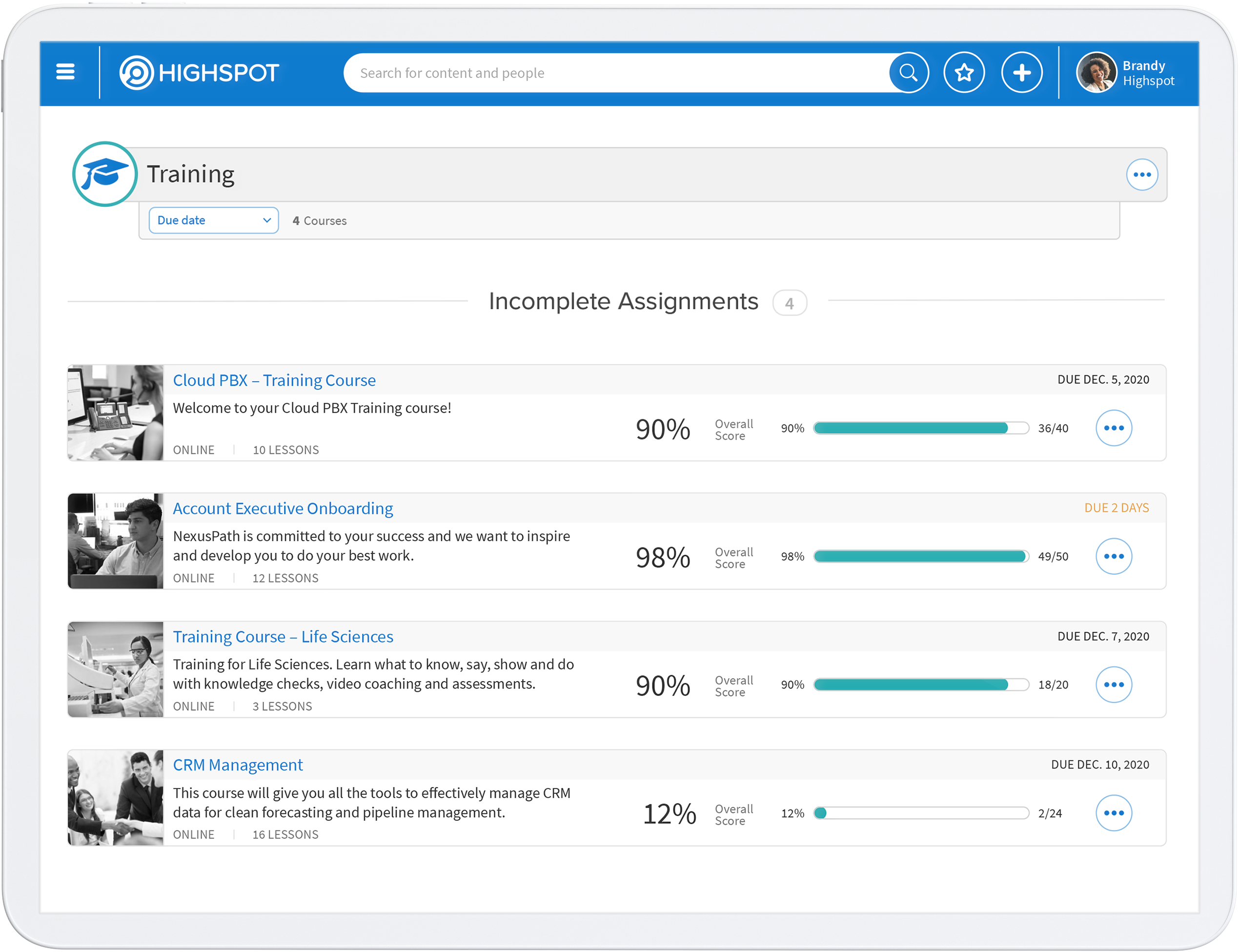 onboarding und training