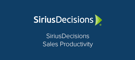 SiriusDecisions Sales Productivity