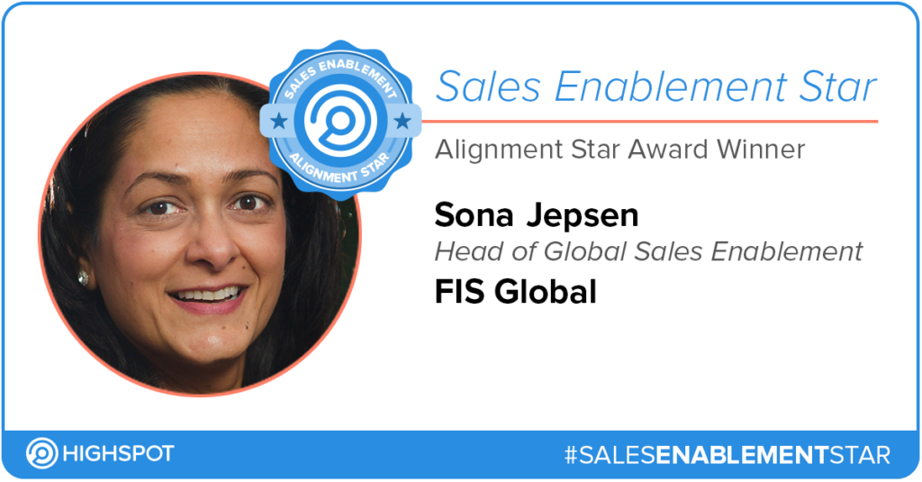 Sales Enablement Star - Alignment - Sona Jepsen