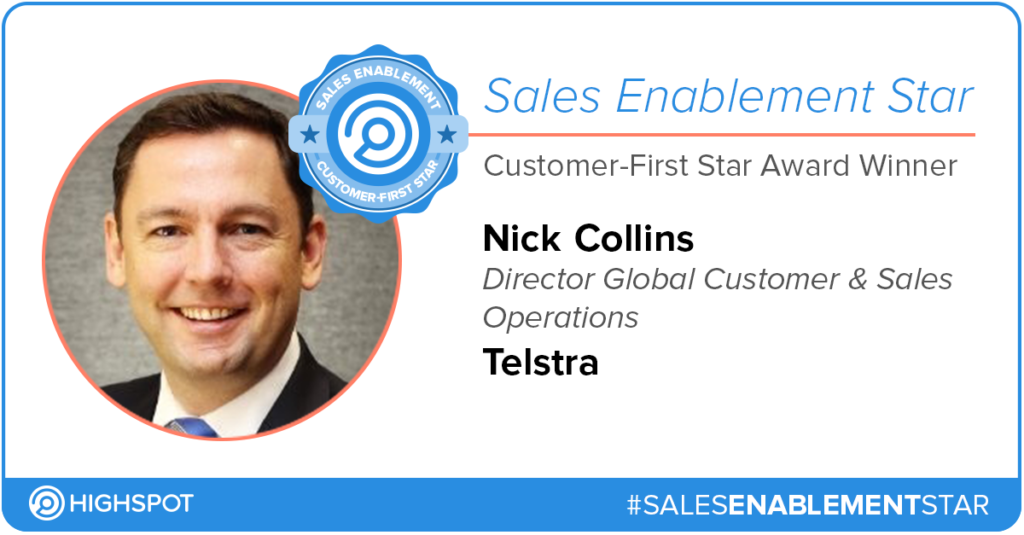 Sales Enablement Star - Customer-First - Nick Collins