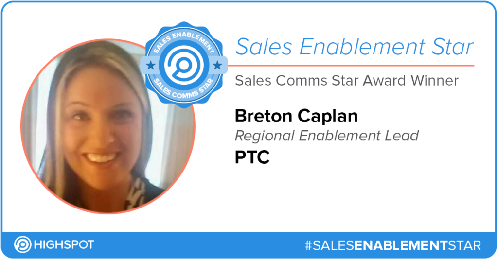Sales Enablement Star - Sales Comms - Breton Caplan