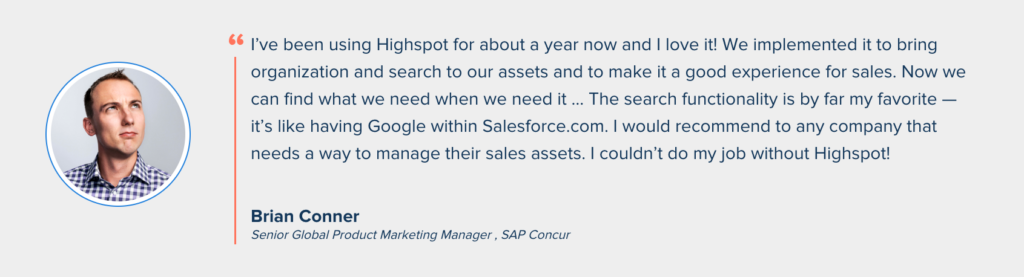 SAP Concur sales success story