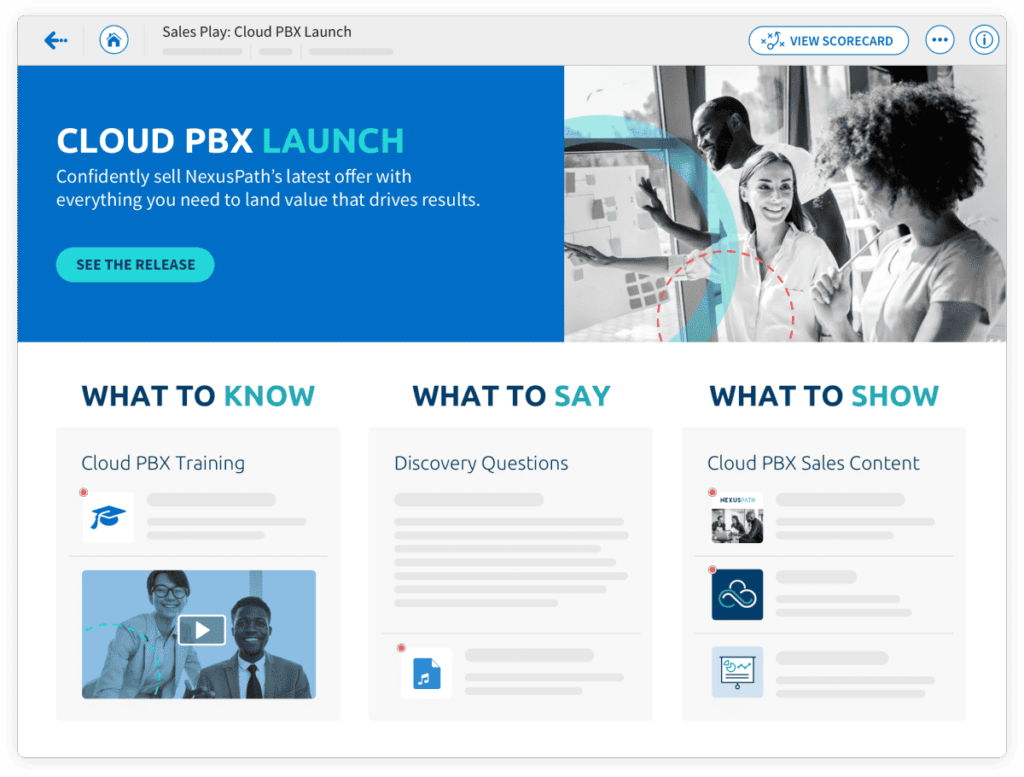 guide partners with context
