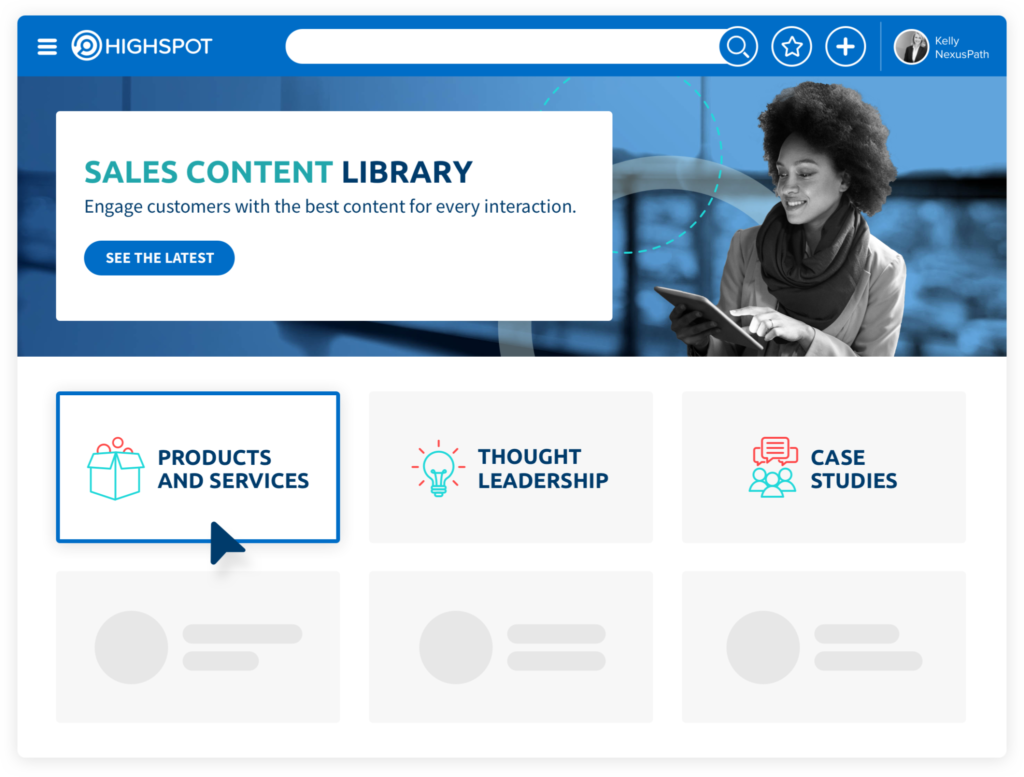 manage sales content
