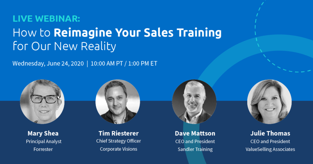 webinar: how to reimagine your sales training for our new reality