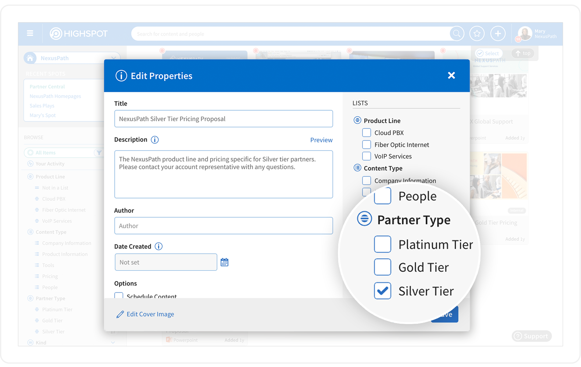configurable, secure content access