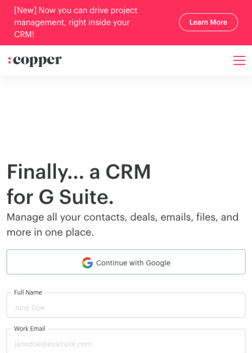 copper screenshot
