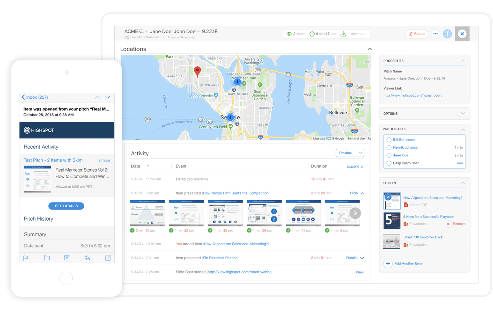 buyer engagement tracking