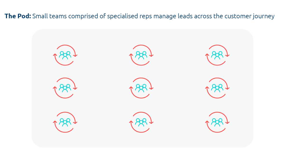 the pod sales organisation structure