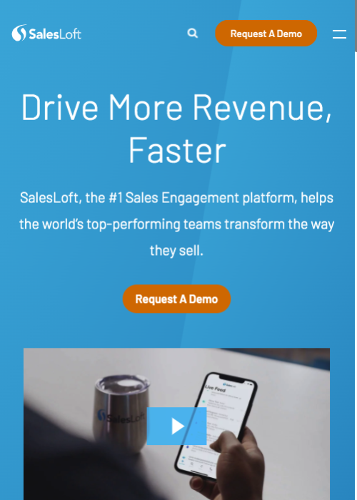 salesloft screenshot